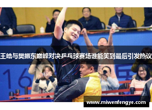 王皓与樊振东巅峰对决乒乓球赛场谁能笑到最后引发热议